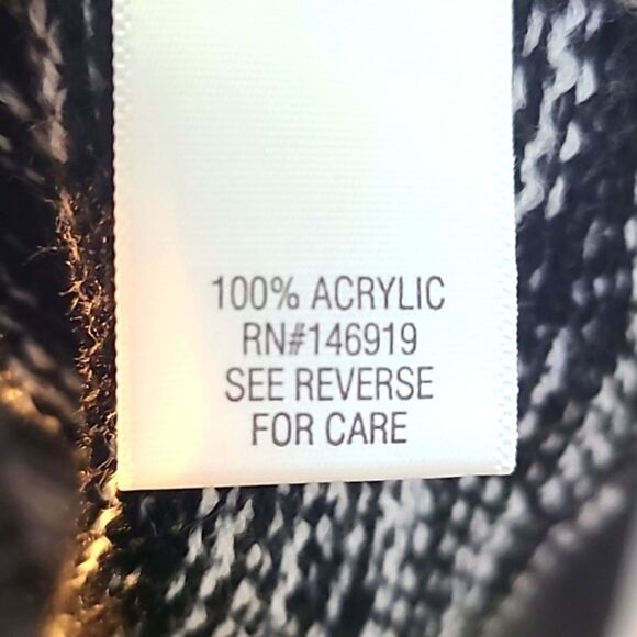 Croft & Barrow Black Tweed Pullover Sweater, Size 1X - Picture 7 of 7